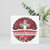 Türkisch Schweizer Baum Wurzel Flag カード (スタンド正面)