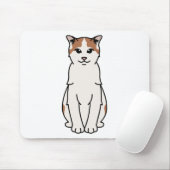 TurkishヴァンCat Cartoon マウスパッド (マウス)
