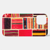 Turkish carpet patchwork handmade. Patchwork patte Case-Mate iPhoneケース (裏面 (横))