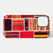 Turkish carpet patchwork handmade. Patchwork patte iPhoneケース (裏面横)