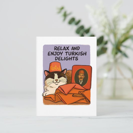Turkish Delights & Catnaps ポストカード (スタンド正面)