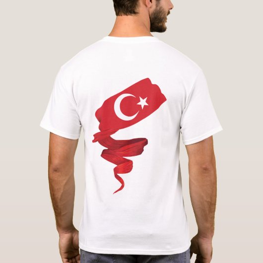 Turkish flag tシャツ (裏面)