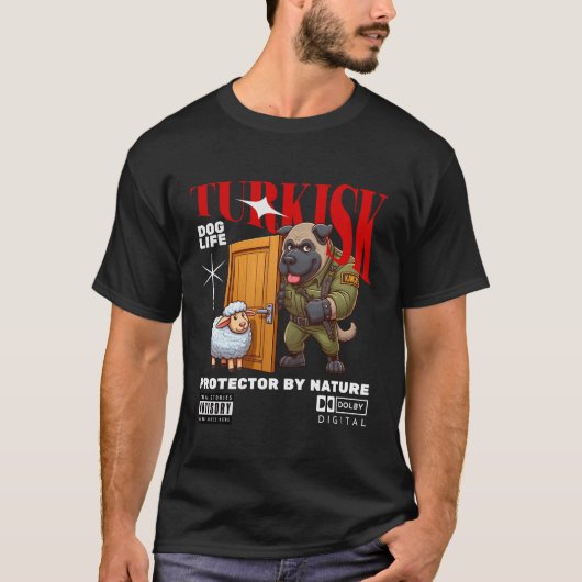 Turkish Kangal protector Tシャツ (正面)