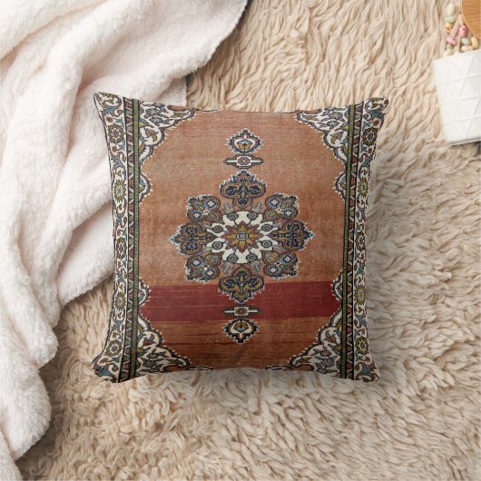 Turkish Kilim Antique クッション (ブランケット)