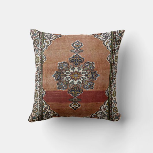 Turkish Kilim Antique クッション (裏面)