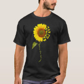 Turkish Van Sunflower Tシャツ (正面)