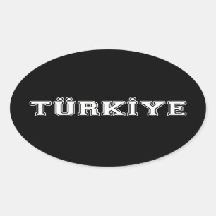 Türkiye 楕円形シール