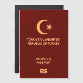 Türkiye passport マグネット招待状