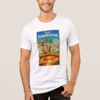 Turkmenistanを訪ねる - 旅行用Tシャツ トライブレンドＴシャツ