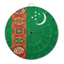 Turkmenistan Flag (Turkmenia) ダーツボード