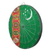 Turkmenistan Flag (Turkmenia) ダーツボード (正面右)