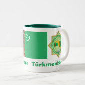Turkmenistan Mug / Tasse ツートーンマグカップ (正面右)
