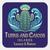 Turks and Caicos Islands スクエアシール (正面)