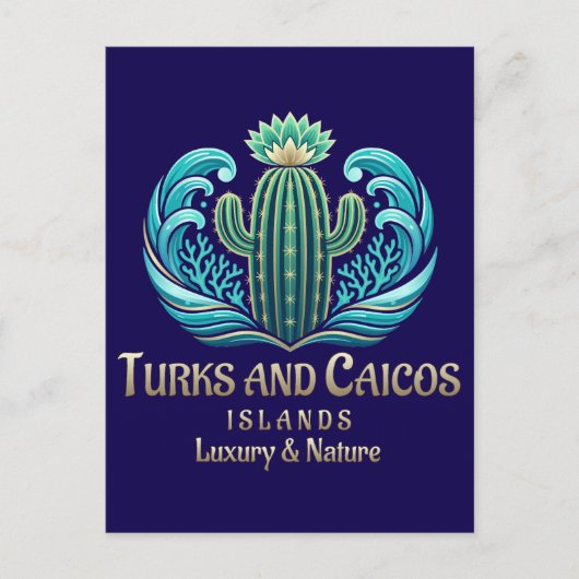 Turks and Caicos Islands ポストカード (正面)