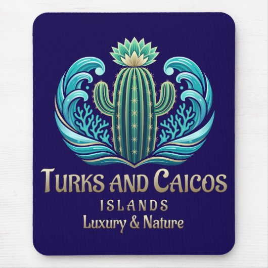 Turks and Caicos Islands マウスパッド (正面)