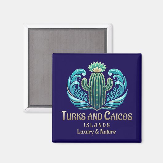Turks and Caicos Islands マグネット (正面/裏面)