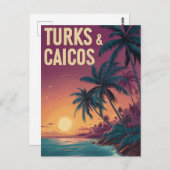 Turks and Caicos Islands vintage ポストカード (正面/裏面)