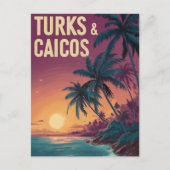 Turks and Caicos Islands vintage ポストカード (正面)