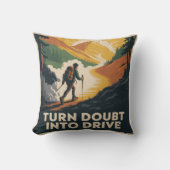 Turn Doubt Into Drive クッション (正面)