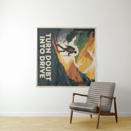 Turn Doubt Into Drive タペストリー (インサイチュ(横))