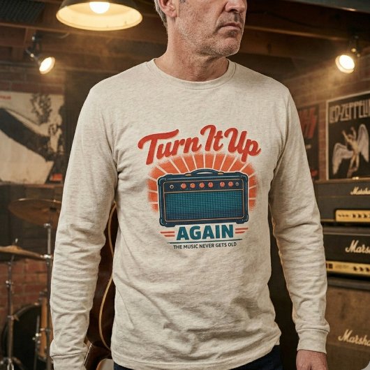Turn It Up Again – Vintage Rock Revival トライブレンドＴシャツ
