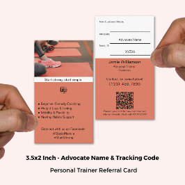 Turn Loyal Fitness Beginner Clients Into Advocates 紹介カード