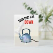 Turn the Gas Down vintageポスター ポストカード (スタンド正面)