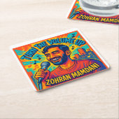 Turn the Volume up  スクエアペーパーコースター (アングル)