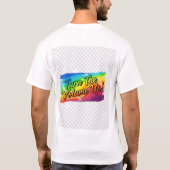 "Turn the Volume Up"爆裂Tシャツ登場 Tシャツ (裏面)
