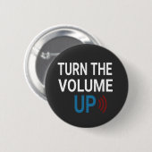 Turn the Volume Up Png Zohran Mamdani NYC Tシャツ 缶バッジ (正面&裏面)