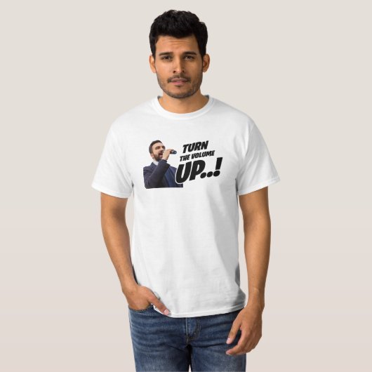 Turn the Volume Up Tシャツ (正面フル)