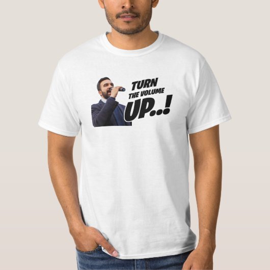 Turn the Volume Up Tシャツ (正面)