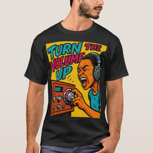 Turn the Volume up Tシャツ (正面)