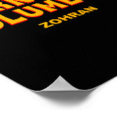 Turn The Volume Up Zohran Quote Saying  ポスター (角)