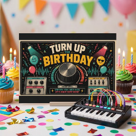 Turn Up the Birthday! 🎛️🎂 ポストカード