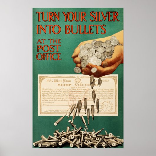 Turn Your Silver into Bullets at the Post Office ポスター (正面)