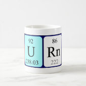 Turnerの定期的なテーブル名mag コーヒーマグカップ (中央)