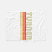 TURNER職おもしろい職職業誕生日労働者 フリースブランケット (正面(横))