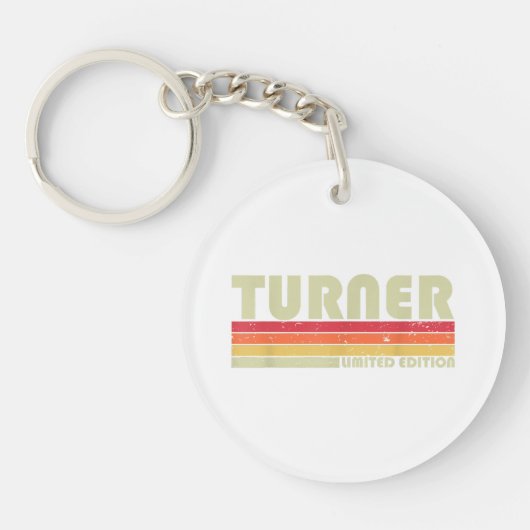 TURNER おもしろい 職業 タイトル 職業 誕生日 ワーカー キーホルダー (正面)