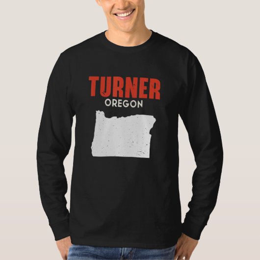 Turner Oregon USA State America Travel Oregonian Tシャツ (正面)