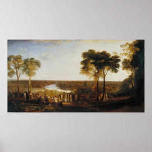 Turner - Richmond Hill On Prince Regent's Birthday ポスター