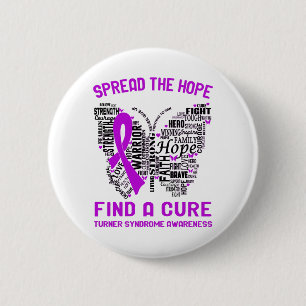 Turner Syndrome Awareness Month Ribbon Gifts 缶バッジ