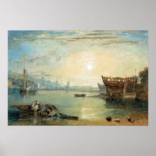 Turner - Teignmouth Devonshire ポスター (正面)
