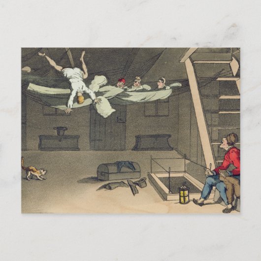 Turning in – そして再び、'The Adventanceからのプレート ポストカード (正面)