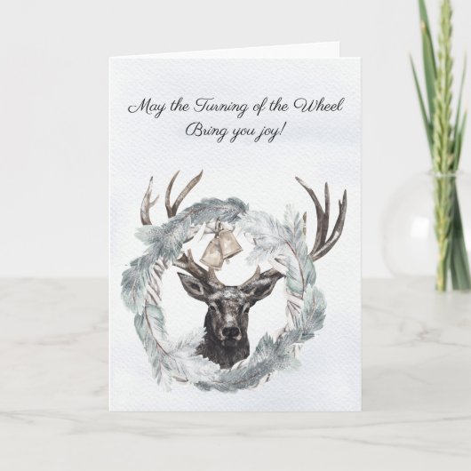 Turning of the Wheel Yule Greeting Card シーズンカード (正面)