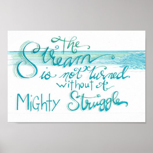 Turning the Stream ポスター (正面)