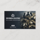 Turnkey Construction Services | Minimalist Black 名刺 (正面)