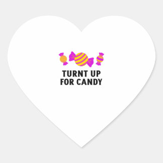 Turnt up for candy sweets ハートシール