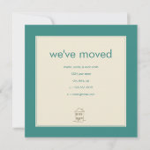 turquiseの移動発表 案内状 (正面)