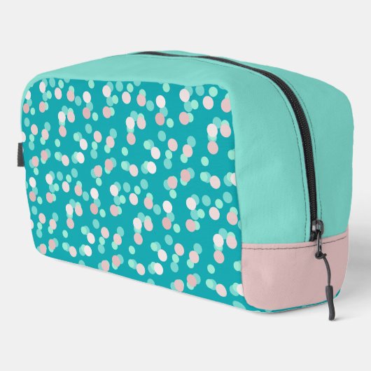 turquoise and pale pink dots ドップキット (右コーナー)